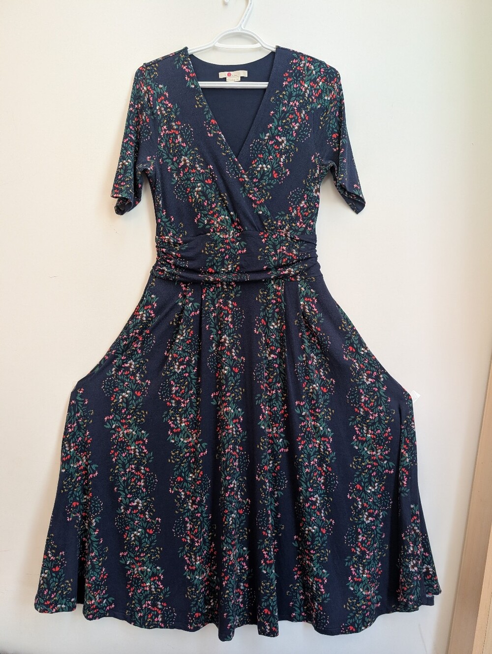 Boden Kassidy Floral Midi Dress, Size 8